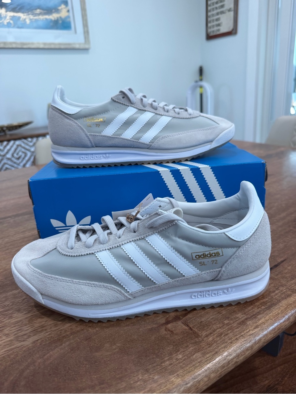 Adidas SL 72 RS Men's Sneakers in Light Gray and White